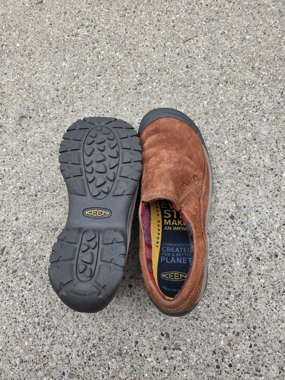 KEEN  Brown Slip-On Casual Shoe Women Size 10
